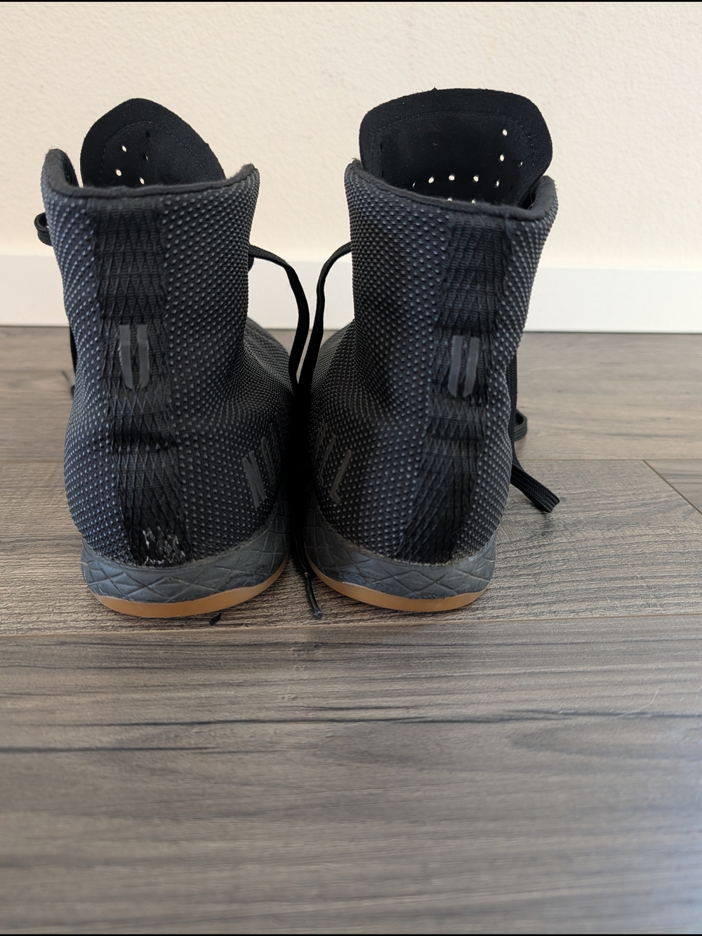 NOBULL Black High-Top Training Shoes with Gum Sole - Picture 4 of 7